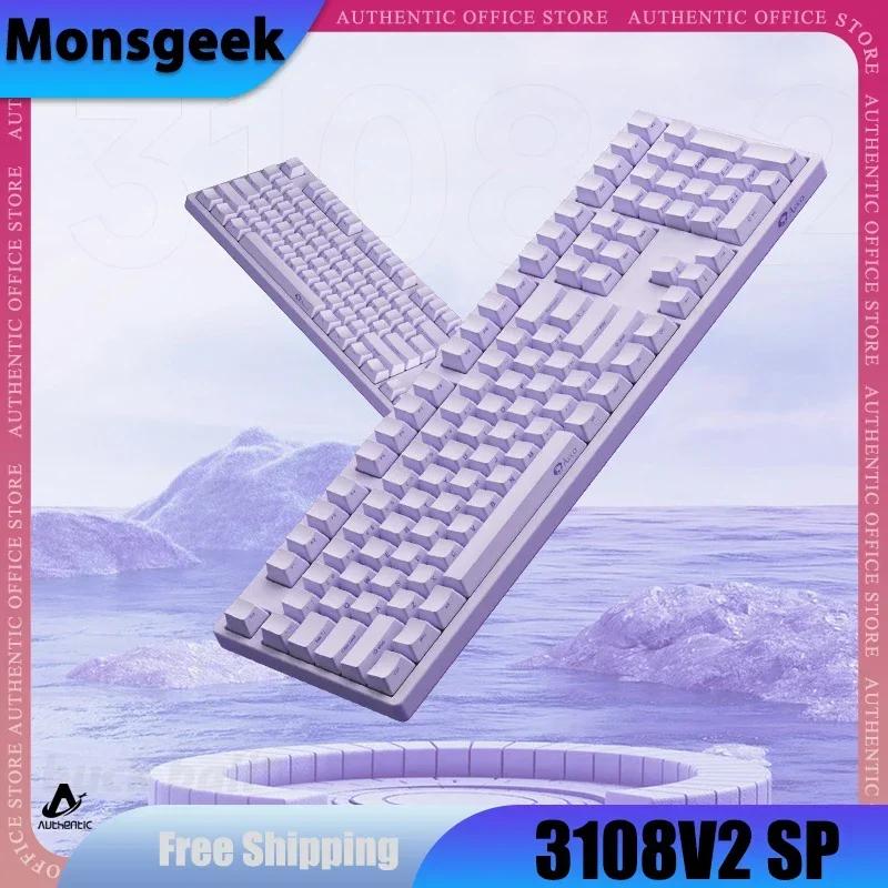 Monsgeek Akko 3108V2 SP  Ű Űĸ, PBT 108 Ű,  Ű ü Ű, ޽   ̸ Ű